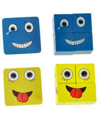 Creative blocks challenge changing face in a can