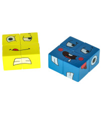 Creative blocks challenge changing face in a can