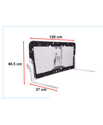Safety gate barrier bed guard 120cm black