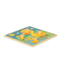 Wooden puzzle duck duck puzzle