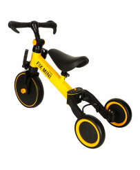 Trike Fix Mini cross-country tricycle 3 in 1 with pedals yellow