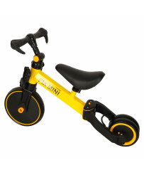 Trike Fix Mini cross-country tricycle 3 in 1 with pedals yellow