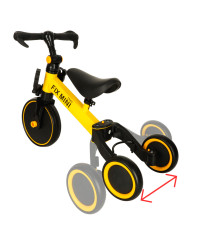 Trike Fix Mini cross-country tricycle 3 in 1 with pedals yellow
