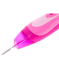 Bead braiding machine for braiding beads into hair
