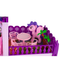 Villa doll and pony house with horses
