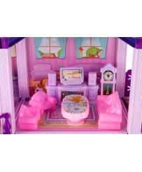 Villa doll and pony house with horses