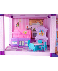 Villa doll and pony house with horses