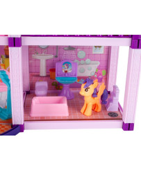 Villa doll and pony house with horses
