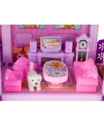 Villa doll and pony house with horses