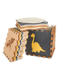 Foam puzzle mat / playpen 36-piece dinosaurs 143cm x 143cm x1cm