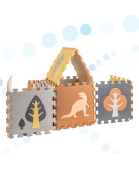 Foam puzzle mat / playpen 36-piece dinosaurs 143cm x 143cm x1cm