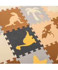 Foam puzzle mat / playpen 36-piece dinosaurs 143cm x 143cm x1cm
