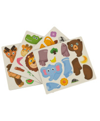 Magnetic puzzle animals safari 47el.
