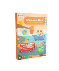 Magnetic means of transportation puzzle