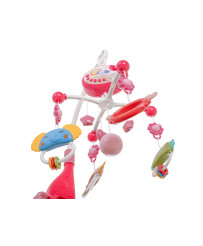 Carousel star design lullabies pink + remote control
