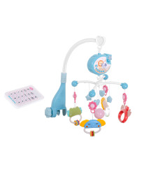 Carousel star design lullabies blue + remote control