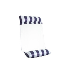 Inflatable mattress swimming chair 120x70cm navy blue