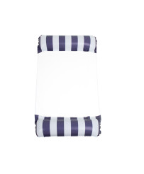 Inflatable mattress swimming chair 120x70cm navy blue
