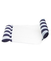 Inflatable mattress swimming chair 120x70cm navy blue