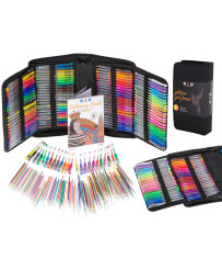 Color gel pens in case...