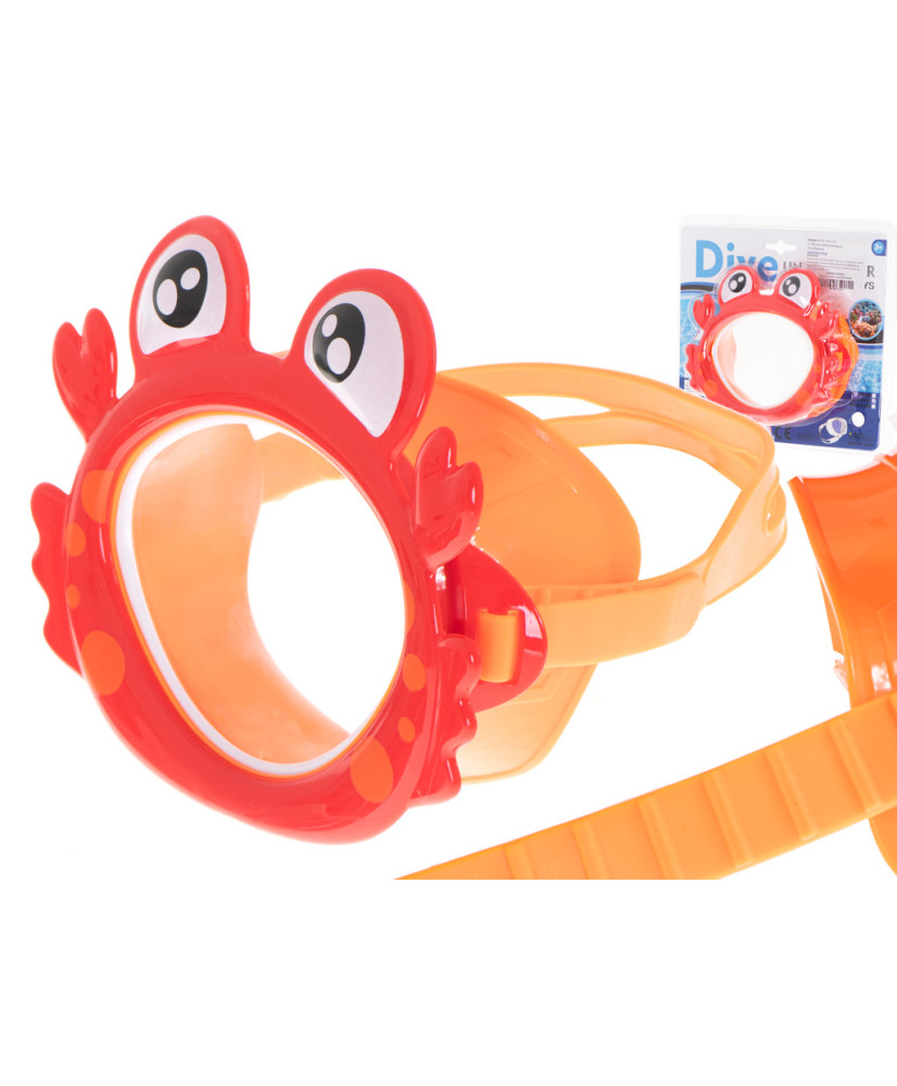 Diving mask goggles for kids crab