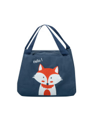 Thermal insulation bag breakfast lunch fox orange