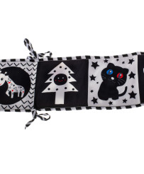 Educational book sensory crib protector ladybug