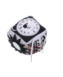 Educational sensory cube contrast soft tactile