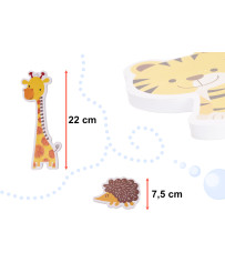 Bath toy foam animals