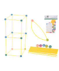 Construction blocks tube...