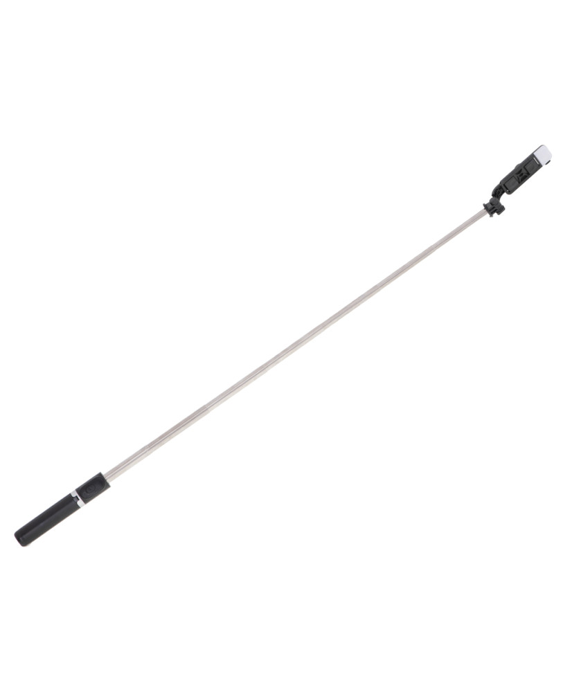 Stick selfie holder lamp tripod black
