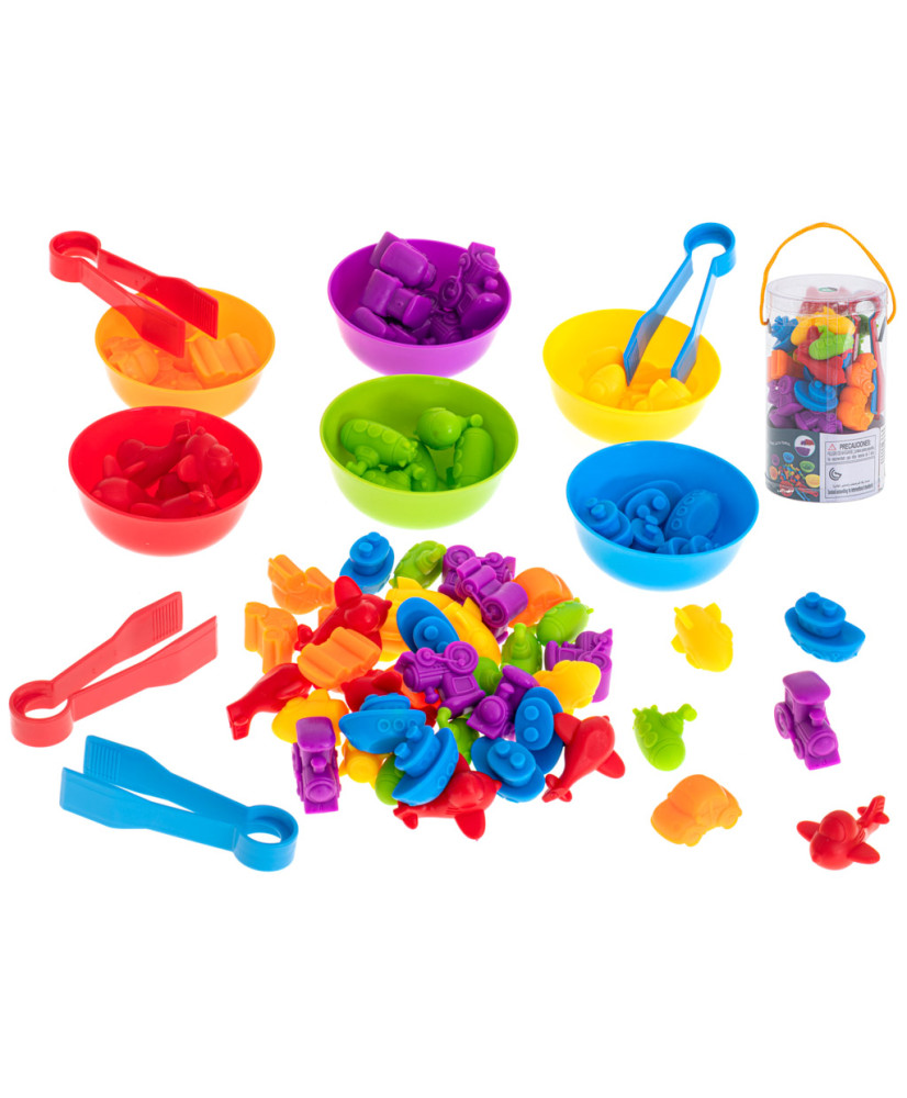 Educational vehicles learning to count montessori 36el.