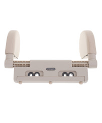 Head and neck adjustable car headrest beige