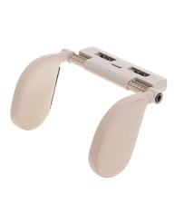 Head and neck adjustable car headrest beige