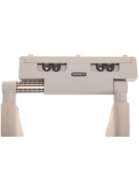 Head and neck adjustable car headrest beige