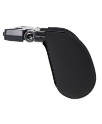 Head and neck adjustable car headrest black