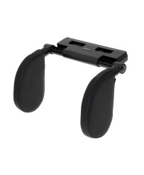 Head and neck adjustable car headrest black