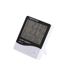 Hygrometer Thermometer Humidity Clock HTC-2