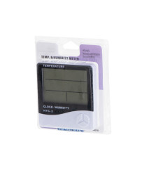 Hygrometer Thermometer Humidity Clock HTC-2