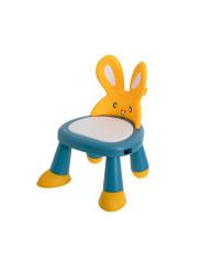 Feeding and play table chair yellow and blue