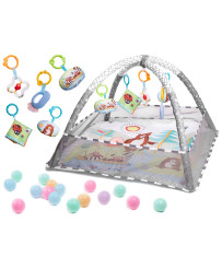 Educational mat with risers...