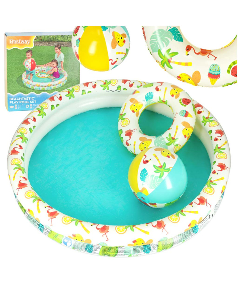 BESTWAY 51124 Pool ball circle wading pool 122cm