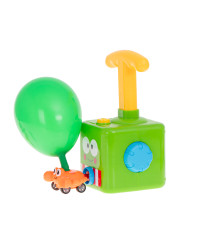 Aerodynamic car balloon launcher frog