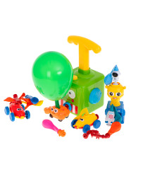 Aerodynamic car balloon launcher frog
