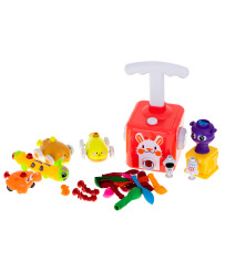 Aerodynamic car balloon launcher rabbit