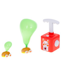 Aerodynamic car balloon launcher rabbit