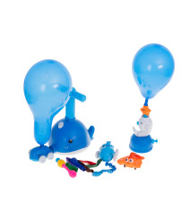 Aerodynamic car dolphin balloon launcher