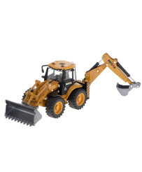 Excavator loader bulldozer with bucket Die-Cast metal model H-toys 1704 1:50