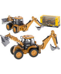 Excavator loader bulldozer with bucket Die-Cast metal model H-toys 1704 1:50