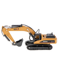 Excavator loader with bucket on tracks Die-Cast metal model H-toys 1710 1:50